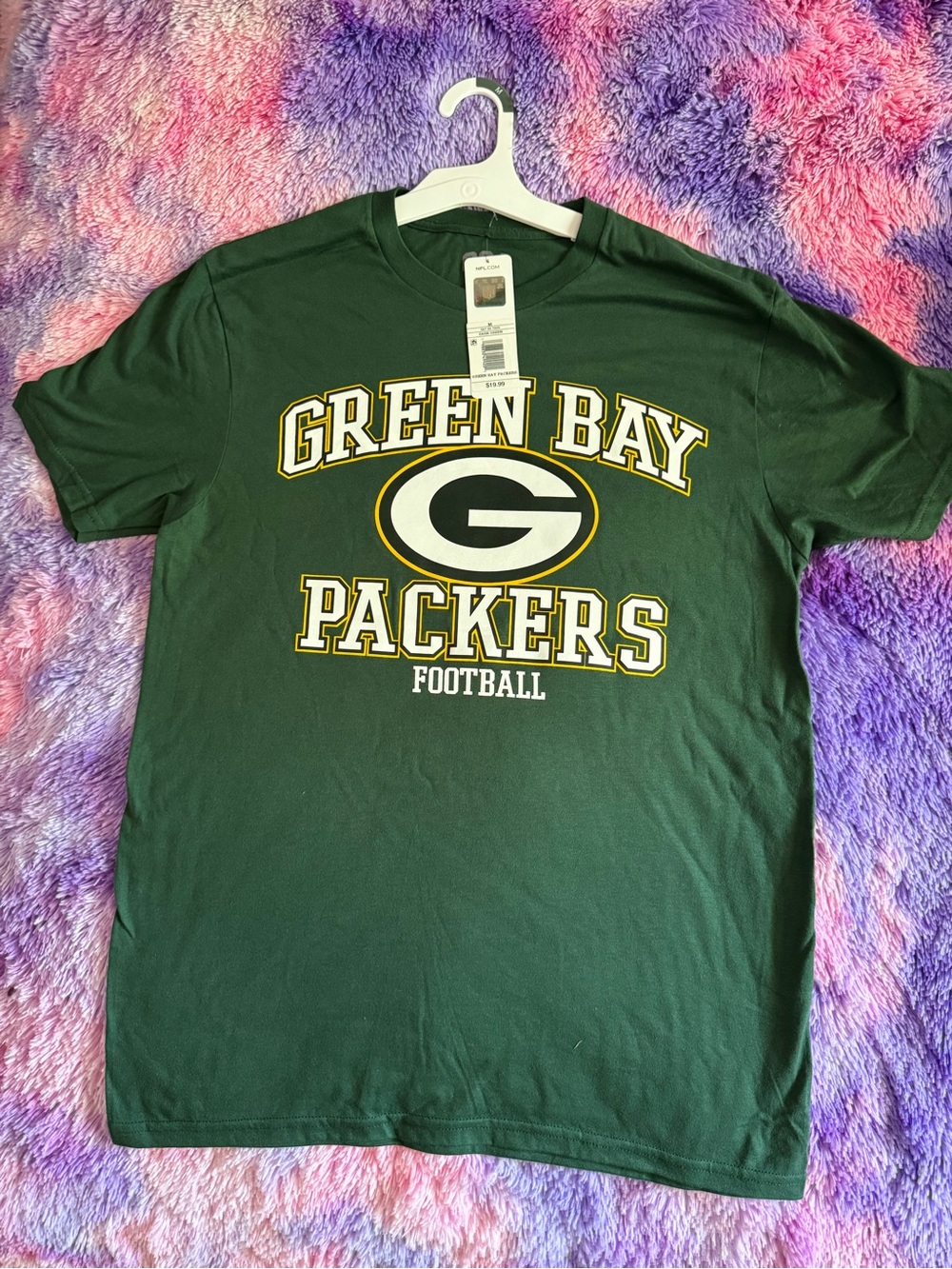 NFL Green Bay Packers Dark Green Short Sleeve Logo Tee